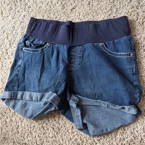 Oh! Mamma Blue Jean Shorts